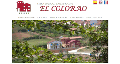 Desktop Screenshot of casaruralelcolorao.com