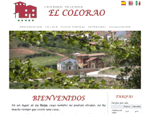 Tablet Screenshot of casaruralelcolorao.com